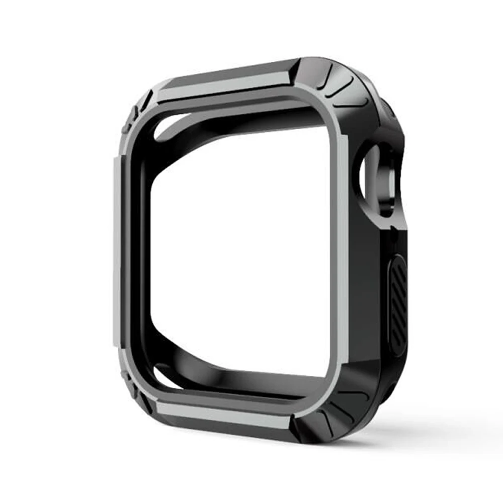 

Compatible With Apple Watch Series4 Armor protection Case Cover TPU with PC 2 in1 Case
