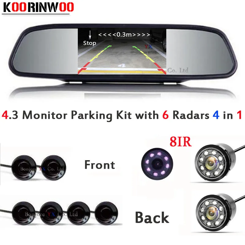 Koorinwoo 4.3/5インチミラーモニター車の駐車センサー逆転レーダーパークトロニック車バックミラーカメラ車のフロントカメラ自動|parking sensor|car parking sensorcar parking - AliExpress Koorinwoo 4.3/5インチミラーモニター車の駐車センサー逆転レーダーパークトロニック車バックミラーカメラ車のフロントカメラ自動|parking sensor|car parking sensorcar parking - AliExpress