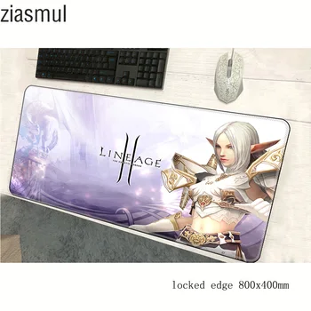 

lineage 2 padmouse 800x400x3mm gaming mousepad game Aestheticism mouse pad gamer computer desk Indie Pop mat notbook mousemat pc
