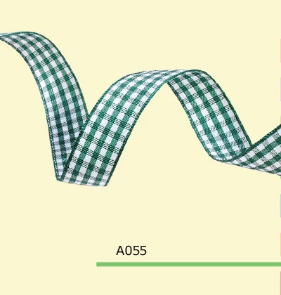 5/" дюймовый 15 мм шотландский Рождество проверил лента