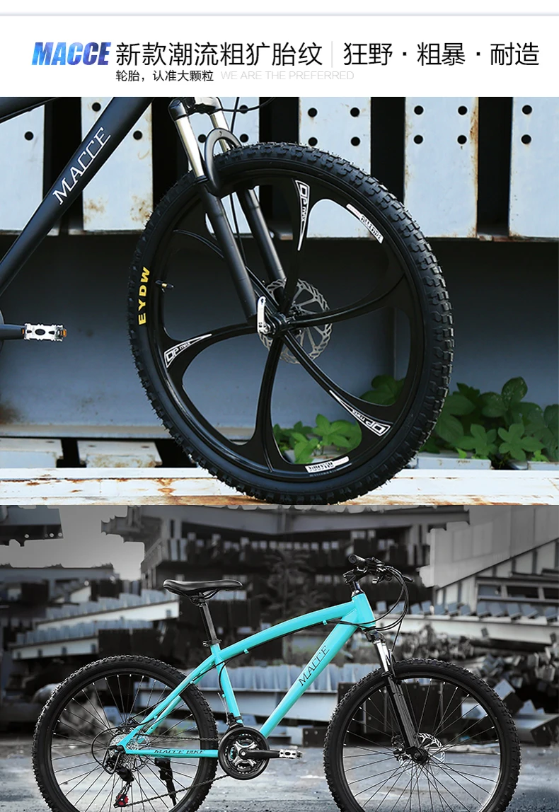 Flash Deal New X-Front brand 21/24/27 speed 26*17 inch carbon steel mountain bike outdoor sports downhill bicicleta MTB disc brake bicycle 3