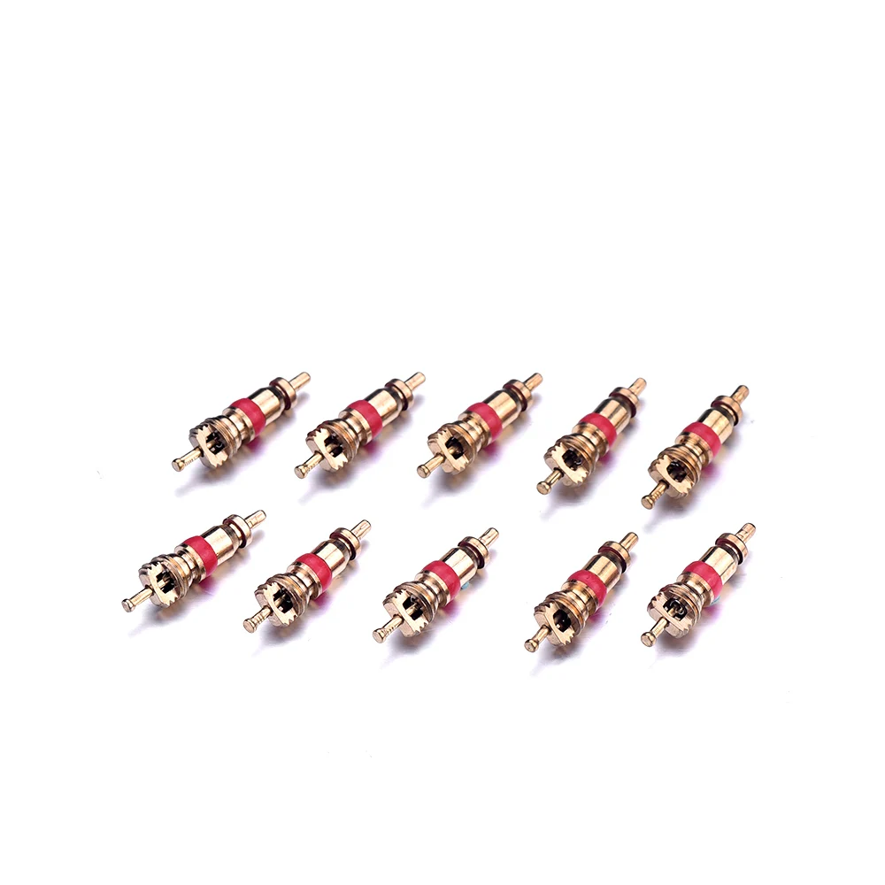 

10X Wheel Tyre Copper Valve Tire Stem Core for Car Vehicle Vans Replacement