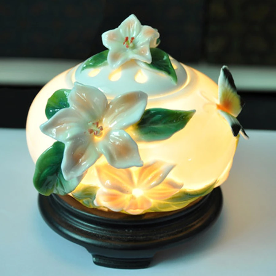 Ceramic Electric Essential Oil Incense Burner Diffuser Aroma Ultrasonic