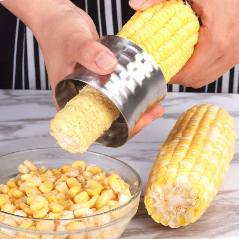 

Creative Kitchen Tools 304 Stainless Steel Corn Stripper Easy Cooking Tools