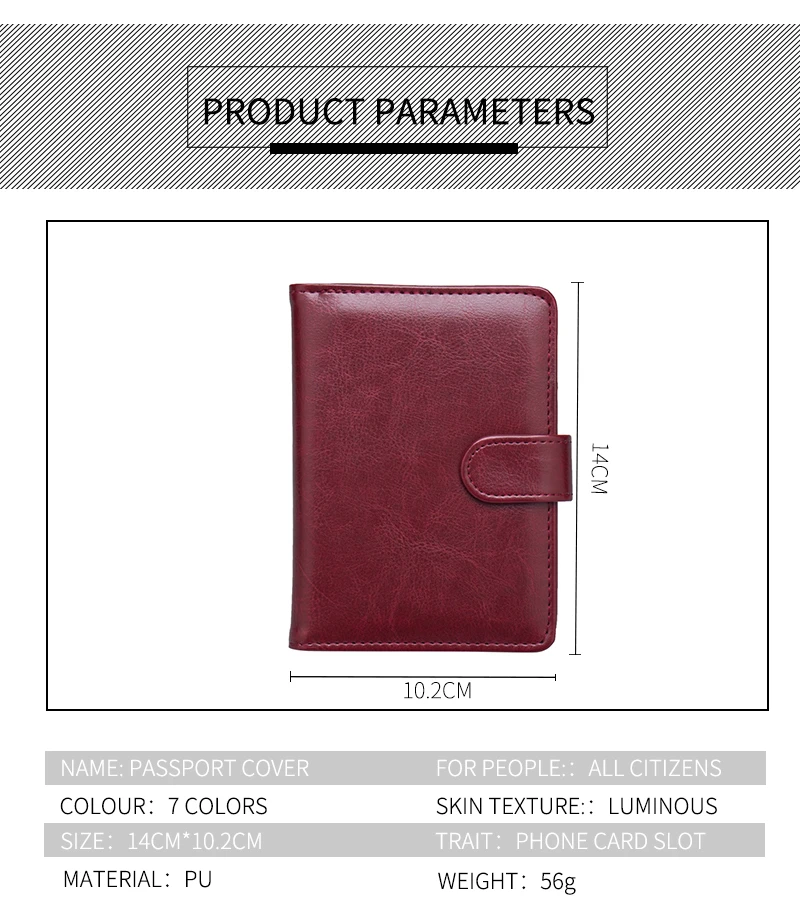 Одноцветное Роман коричневая Оли пряжкой модные Обложка для паспорта встроенный RFID блокировки защиты личной информации (заказ доступны)