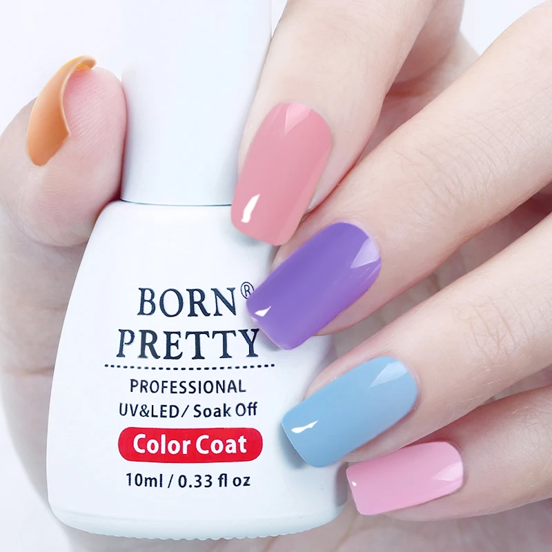 BORN PRETTY Colorful Clear Jelly Gel Transparent Soak Off White Nail