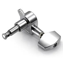 6 штук Серебристые головки для акустической гитары ручки для настройки струн для гитары Peg тюнер(3 для левой+ 3 для правой