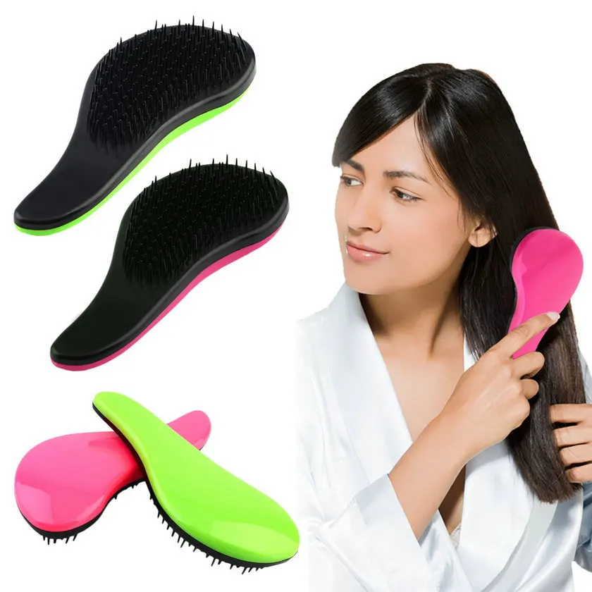 Magic Handle Tangle Detangling Comb Shower Hair Brush Salon Styling