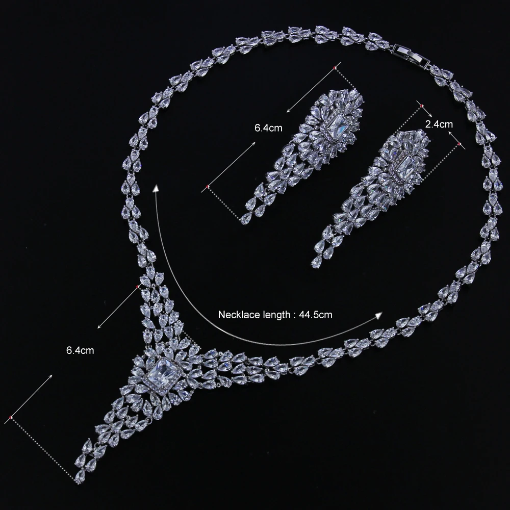 large necklace earrings for bridal (1)