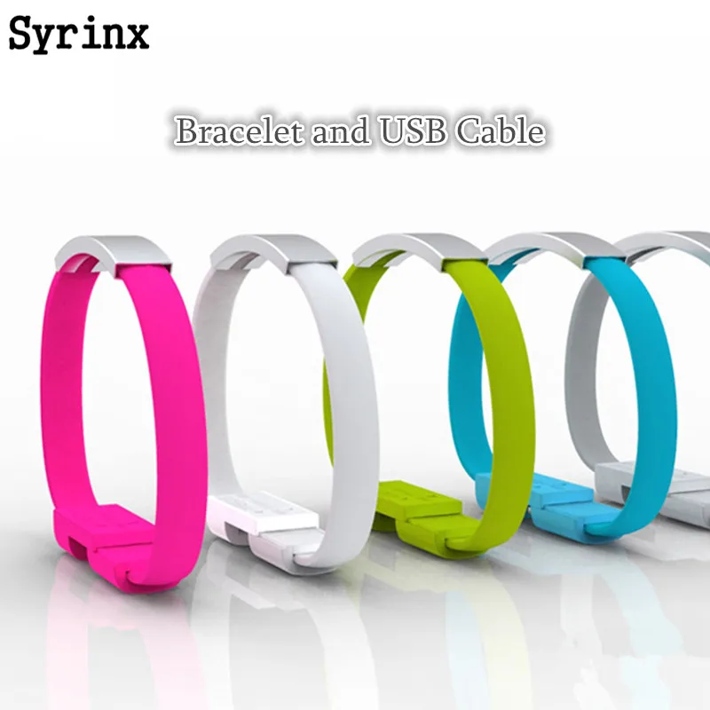 Браслет SYRINX с кабелем Micro USB провод для синхронизации данных и зарядки usb кабель
