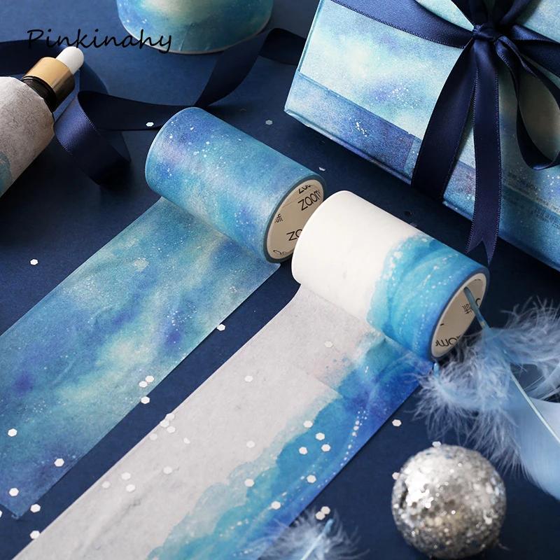 Antiquity Scenery the Starry Sky Stars Night decoration washi Tape DIY planner Diary scrapbooking masking tape Escolar JD039 | Канцтовары