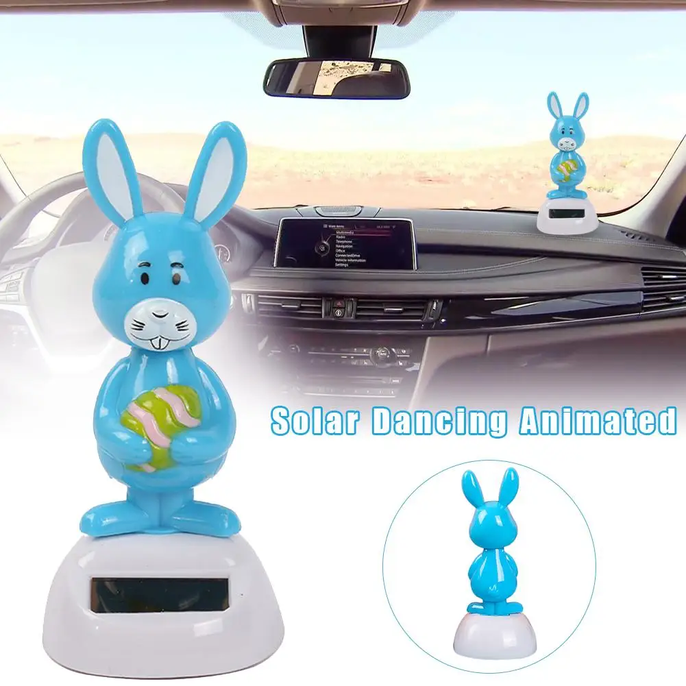 

Solar Powered Animated Toys Car Ornaments Bobblehead Cute Cartoon Funny Lovely Car Dashboard Decor Auto Kids Toys Gift