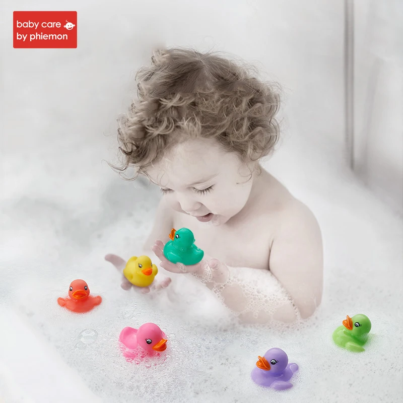 BabycareBaby Bath Toy Cute Animals Swimming Water Toys Colorful Soft Rubber Squeeze Sound Squeaky Floating Bathing Duck/Frog Toy BabycareBaby Bath Toy Cute Animals Swimming Water Toys Colorful Soft Rubber Squeeze Sound Squeaky Floating Bathing Duck/Frog Toy