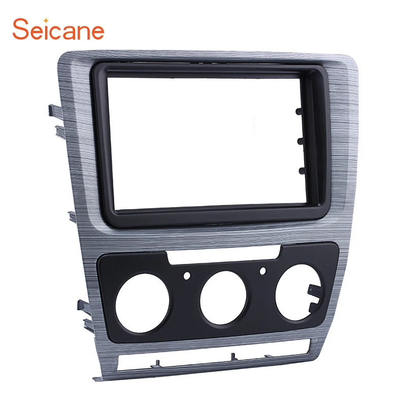 

Seicane 2DIN 178*100mm Car Radio Fascia DVD CD Panel Indash Refitting Trim Kit Frame Bezel For SKODA Octavia