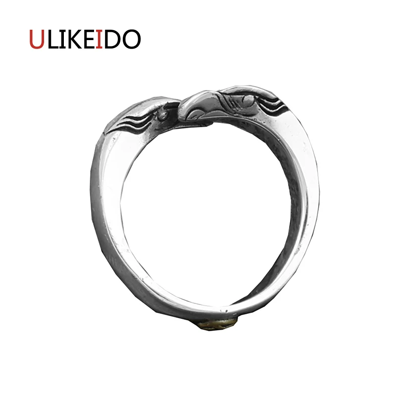 

Pure 925 Sterling Silver Jewelry Takahashi Goros Rings Double Eagle Jewelry Opening Ring For Men And Women Birthday Gift 175