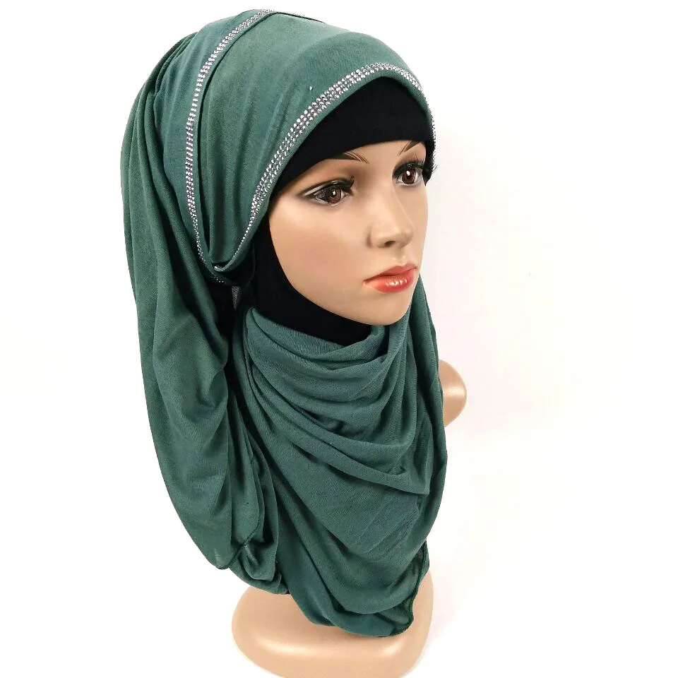 L9 высококачественный Однотонный свитер с ромбами хиджаб шарф платок повязка на голову пашмины 180*80 см 10 шт./партия можно выбрать цвета