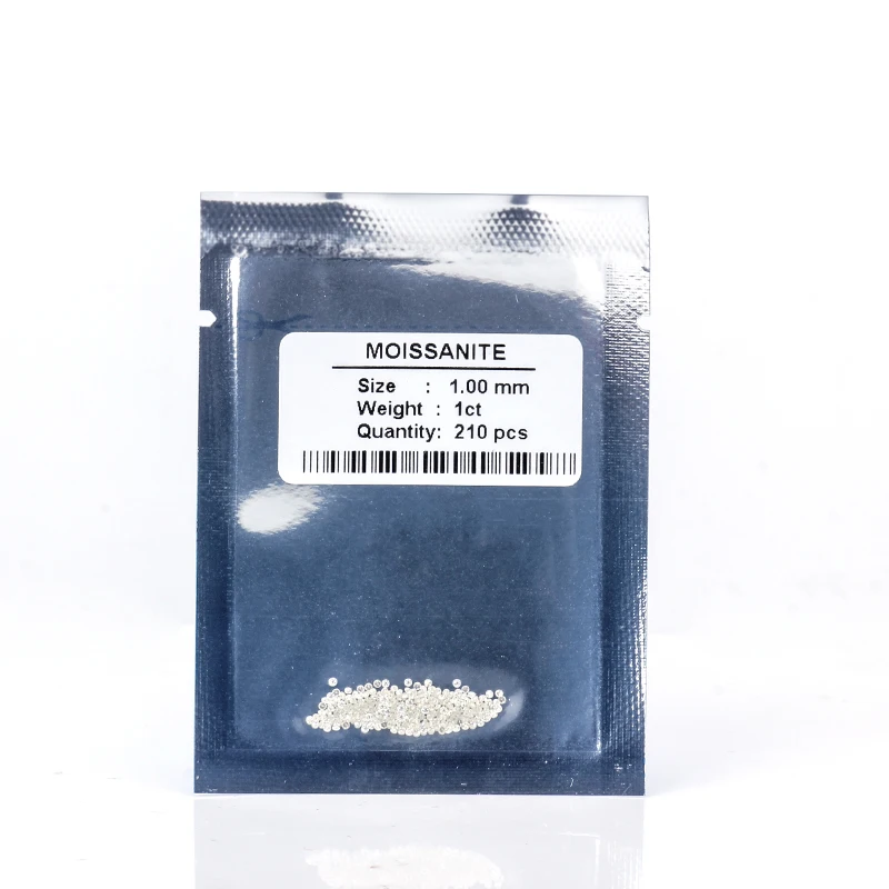 total 80pcs small size Test positive 1.0mm GH round shape brilliant cut loose moissanites gemstones for jewelry making total 80pcs small size Test positive 1.0mm GH round shape brilliant cut loose moissanites gemstones for jewelry making