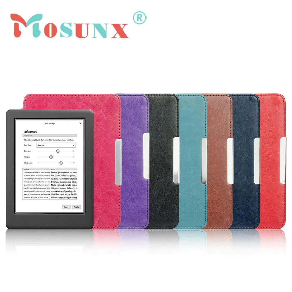 

Magnetic Auto Sleep Slim Cover Case Hard Shell For KOBO GLO HD 6.0inch DEC21