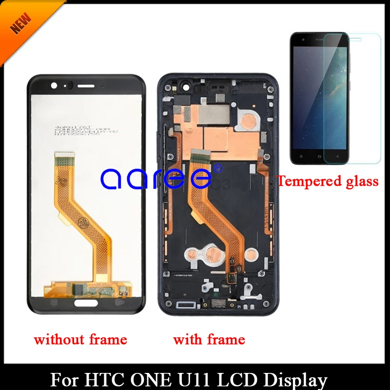 Display Lcd Aaa Di Grado Testato Al 100% Per Htc U11 U-3W W-1W Per Htc U11 U-3W W-1W Display Lcd Screen Touch Digitizer Assembly