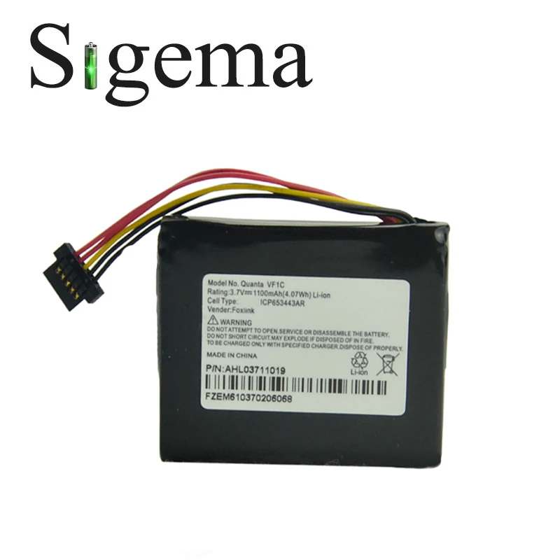 Quanta Vf1c 3.7v 1100mah Rechargeable Battery Cell Pack For Tomtom Go