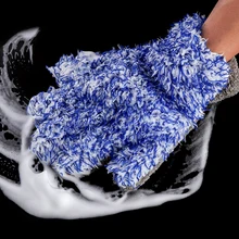 Перчатка для чистки автомобиля, обод колеса, скраб для мытья, микрофибра, высокая плотность, перчатка для ухода за автомобилем, автомойка, очиститель