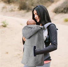 Free Shipping Baby Carrier Velvet Cloak Warm Cape Cloak Winter Cover Wind Out Necessary Carrying Children