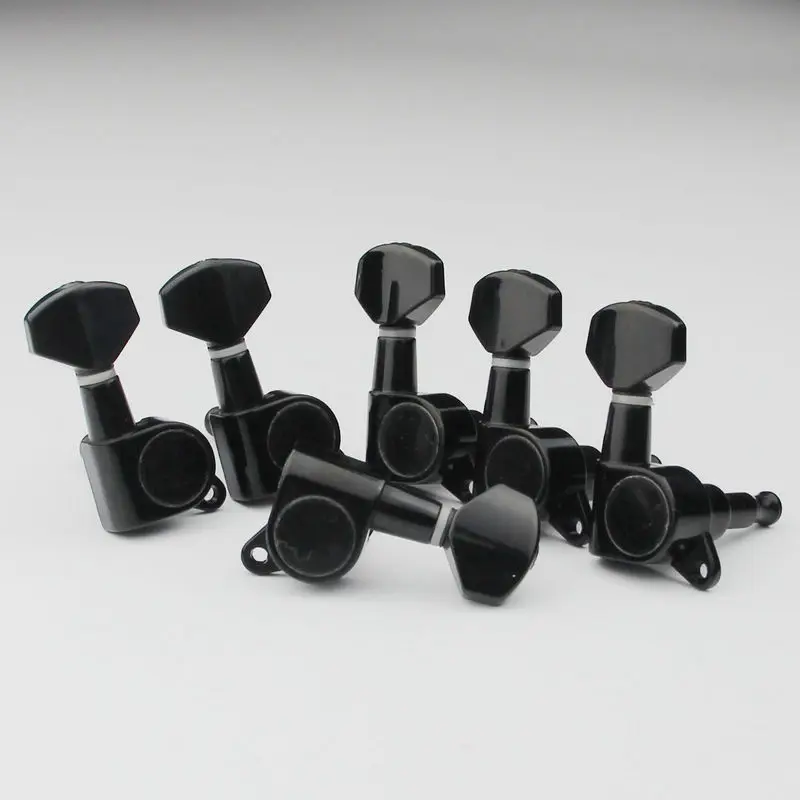 

6R Black Guitar Tuning Peg Key Tuner Machine Head For Sta J07