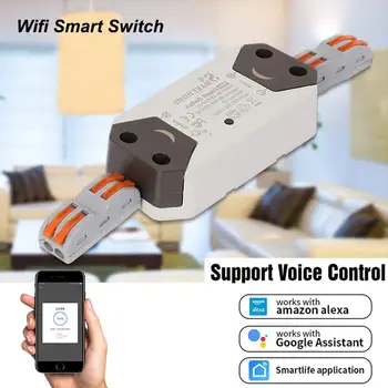 

Timethinker Smart Home DIY WiFi Switch Breaker Light Switches Domotica Interrupter for Google Home Alexa Remote Controller