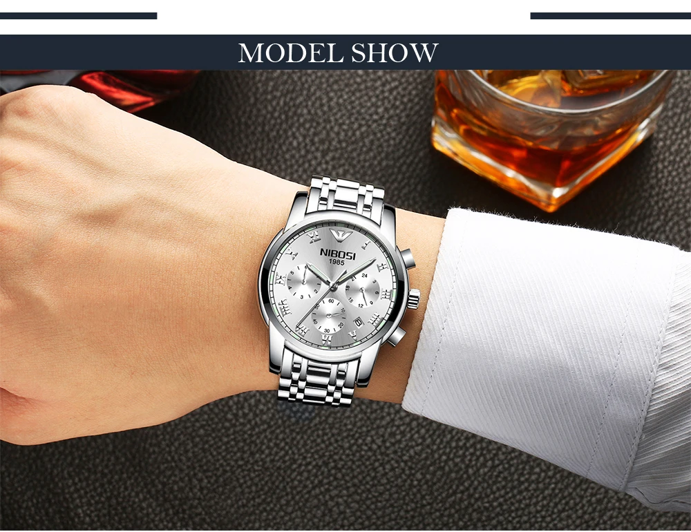 Saat Watch Men Gold Luxury 2017 NIBOSI Full Steel Wrist Watch Brand Dress Mens Watches Blue Uhren Herren Wasserdicht  (16)