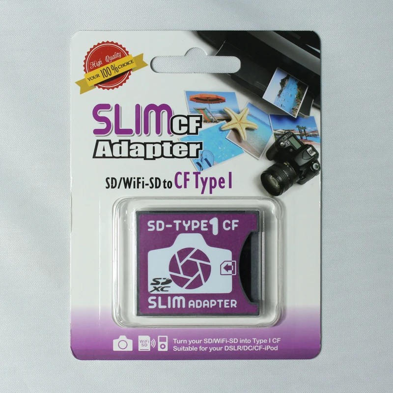 SD card MultiMedia MMC card WiFi SD card into Type I CF card