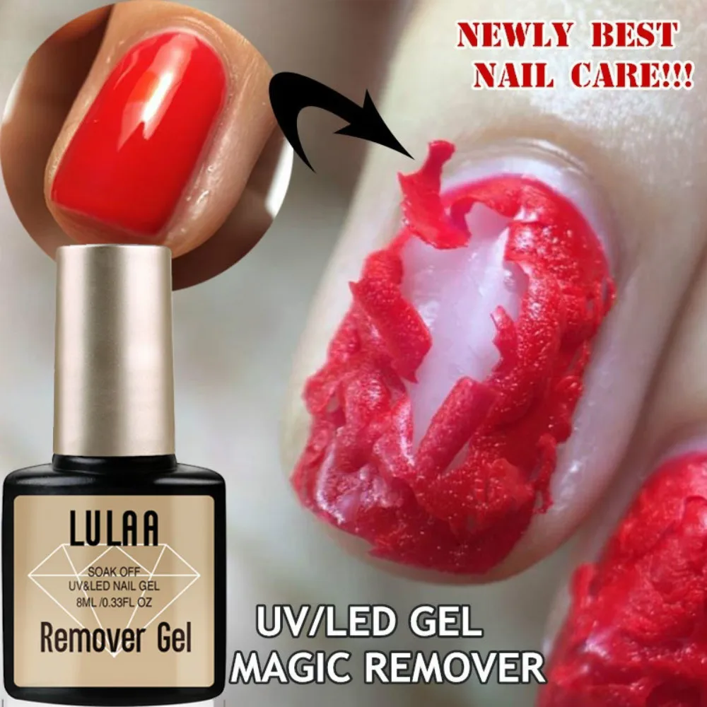 

Magic Burst Gel Nail Polish Remover Cleaner Nail UV Gel Degreaser Liquid Magic Remove Sticky Layer Manicure Nails Clean Tools 8m