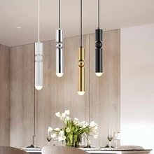 Nordic bar small chandelier creative personality simple modern brass minimalist style restaurant bedroom bedside headlights nordic minimalist modern led restaurant chandelier creative personality office solid wood bedroom study room bar chandelier