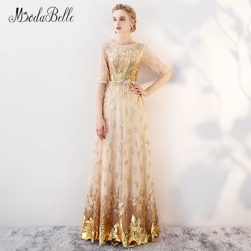 gold sequin prom dresses 2018