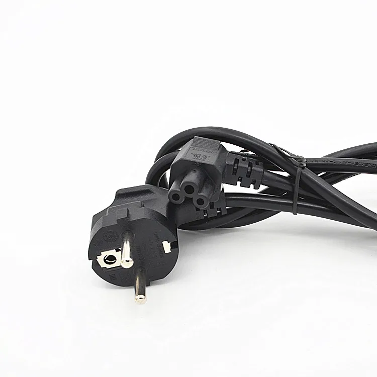 REPLACEMENT MAINS POWER CLOVER LEAD/CABLE UK 3-PIN PLUG FOR LAPTOP CHARGER