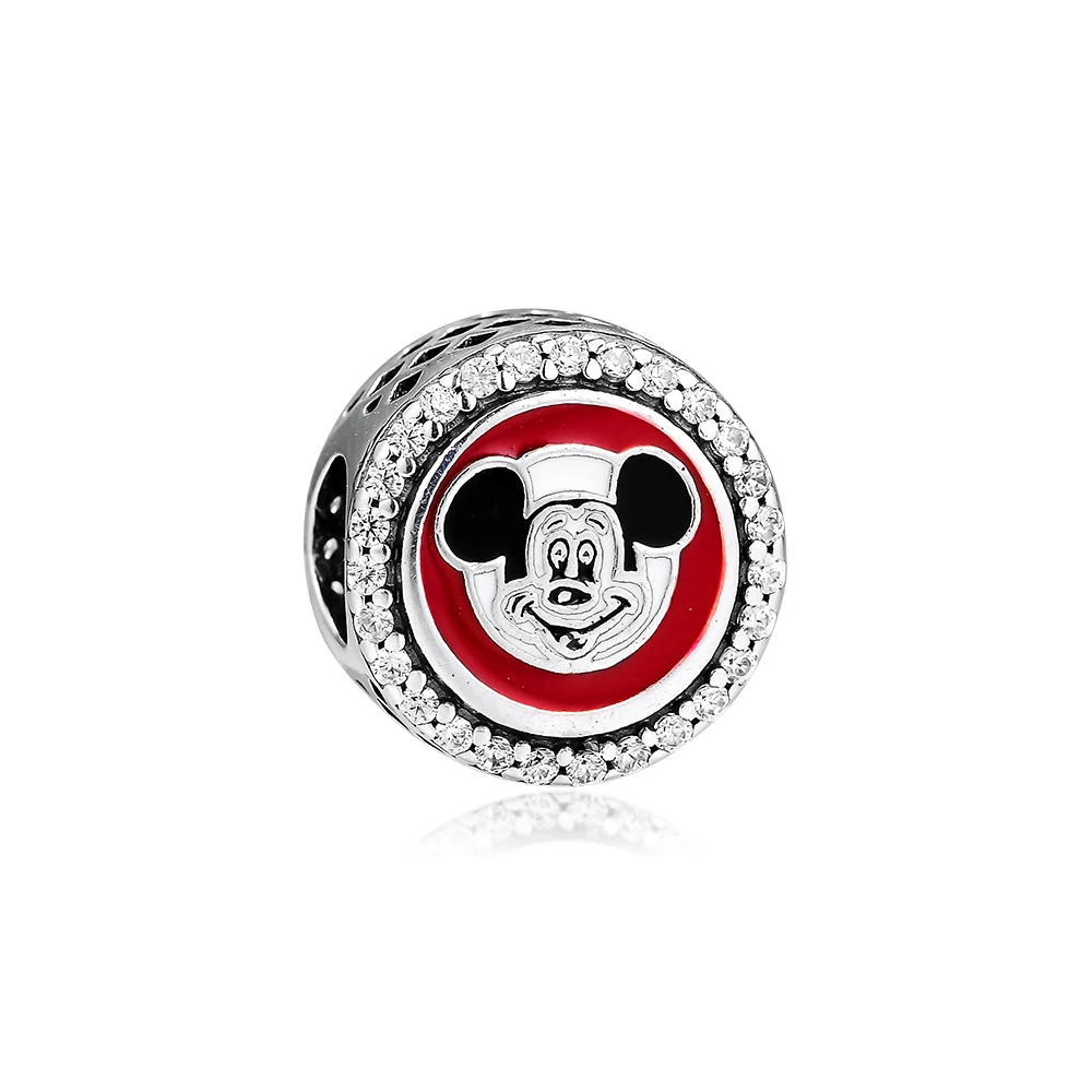 

CKK Fit Pandora Bracelets Mickey Charms Sterling Silver 925 Original Beads for Jewelry Making Charm Kralen Perle Joyas de plata