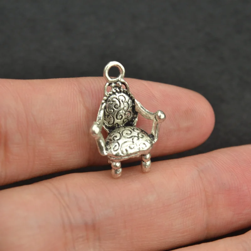 20 шт. подвеска для стула х14 мм|pendant jewelry findings|charm pendantchair charm |
