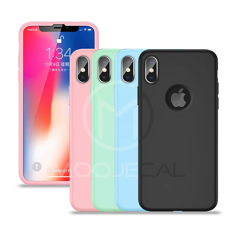 Роскошный мягкий чехол для телефона iPhone 7 6 6s 8 X Plus 7Plus 8Plus силиконовая задняя