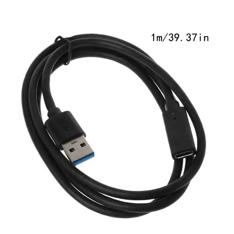 

1m USB 3.0 Male to Type C Female Adapter Cable for USB C Charging and Data Sync