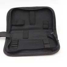 Черный Многофункциональный Холст ремонт часов портативный инструмент сумка молния хранения