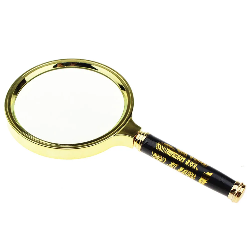 

10X 70/80/90mm Diameter Handheld Magnifier Reading Map Newspaper Magnifying Glass Jewelry Loupe