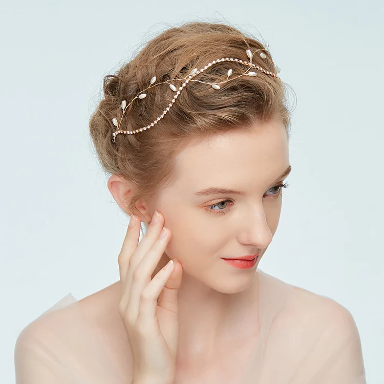 MD204 pearl bridal Vine  (9)
