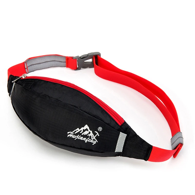 

HOT 2017 Outdoor Active Nylon lightweight Sports bag Men/Women Running Mobile Travel Leisure Close-fitting Pocket Hiking bag