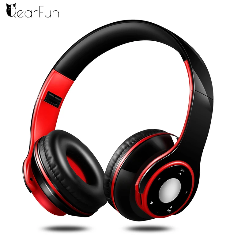 QearFun Wireless Bluetooth Headphone New Bilateral Stereo Running Headset Smart Mobile Headset Stereo Bluetooth Headset