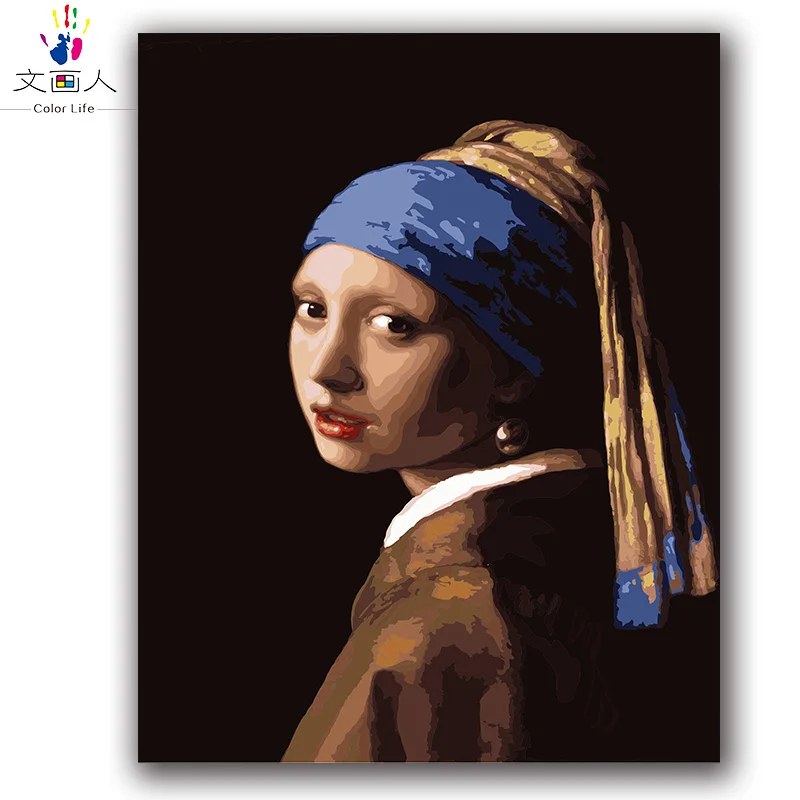 

colorings paintings by numbers about vermeer a girl with a pearl earring pictures paints by numbers for Hotel room wall decor