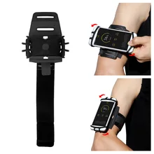 Спортивная нарукавная Сумка-держатель для телефона для iphone 6 7 8 смартфон 180 градусов вращающийся с держателем для бега и велопрогулок сумки для верховой езды
