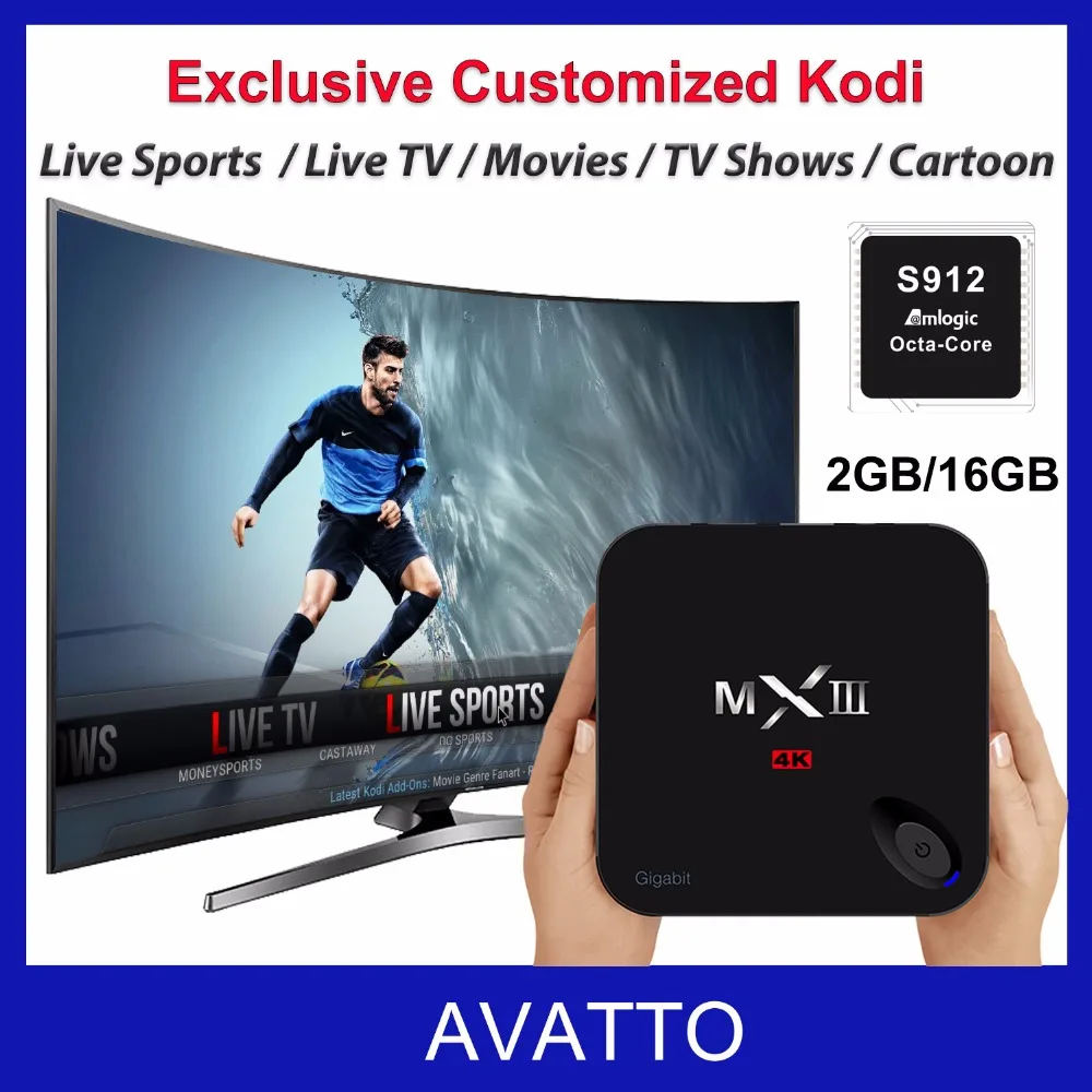  [Genuine] Exclusive KODI 16.1 MXIII-G/MXIII Plus 2GB/32GB Amlogic S912 Android 6.0 TV Box OCTA Core 5G Wifi 4K,H.265 Set Top Box 