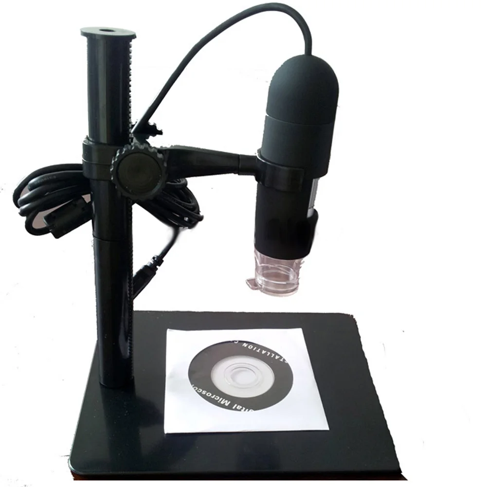 5MP 10- 220X Magnification 8-LED USB 2.0 Digital Microscope Endoscope with Stand for Education Industrial Biological industrial design education