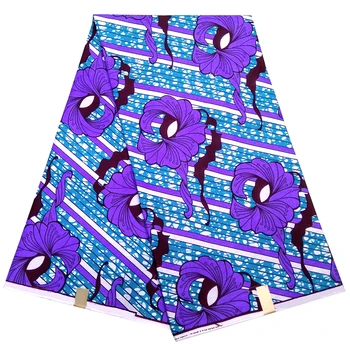 

LBL-117 Unique Design African Wax Print Dress Fabric 100% Cotton Guaranteed Dutch Wax 6yards Free Shipping