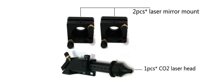 CO2 лазерная головка для 20 мм лазерной объектив 50.8 мм и зеркало крепление для 25 мм зеркало лазер части машины
