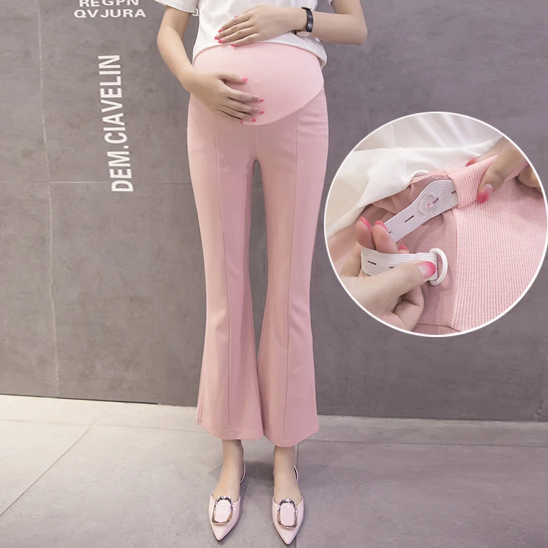 Pregnancy Clothes Fashion Cropped Pants Maternity Clothing For Pregnant